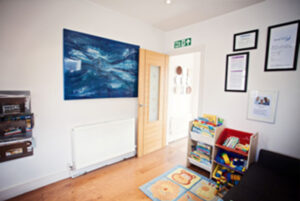 Stag Lane Dental Reception area
